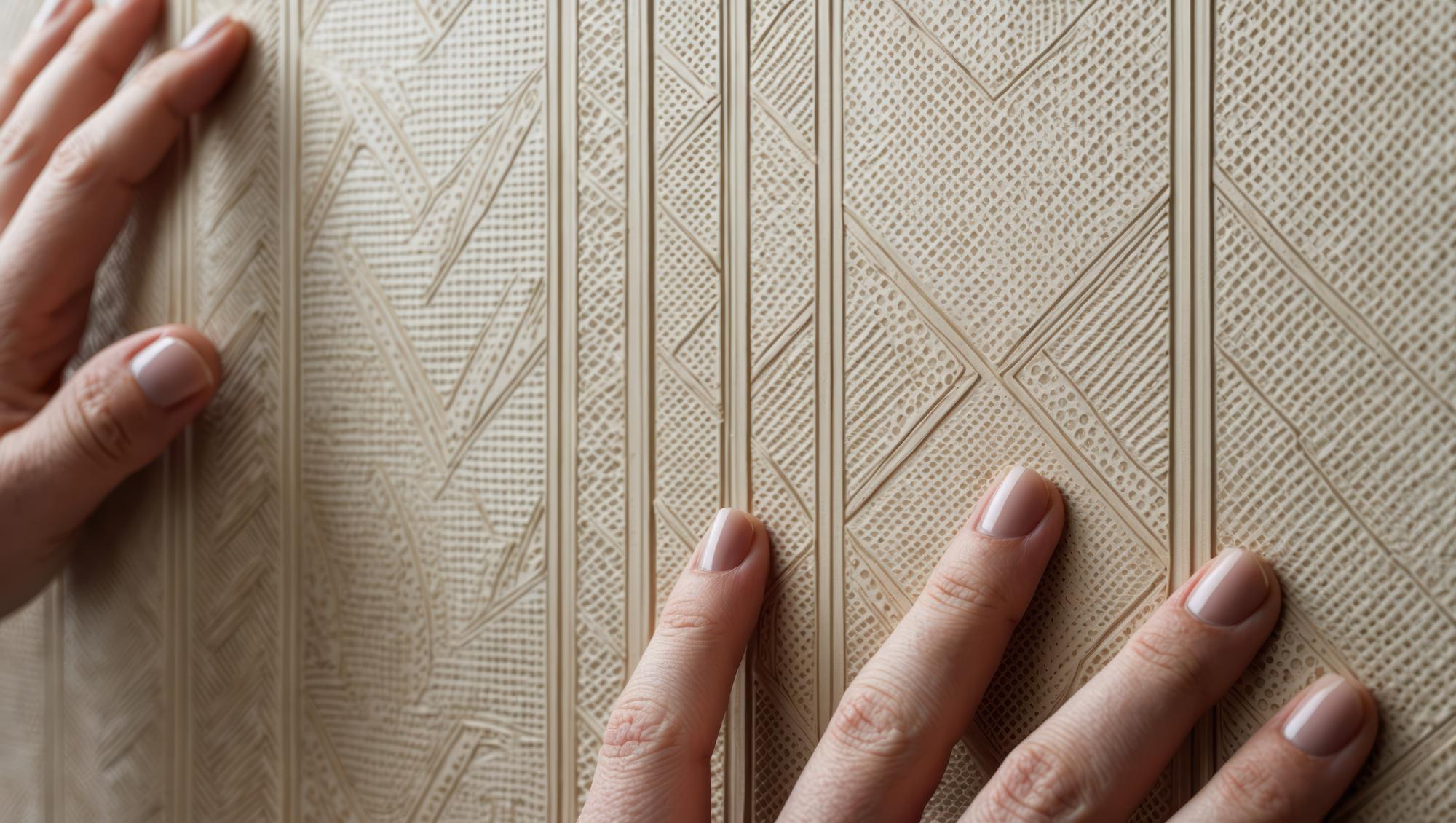 Textured thread sampler